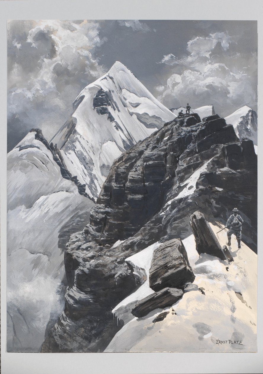 Ernst Platz, Schollhornplatte, Watzmann Ostwand tekijältä Ernst Platz
