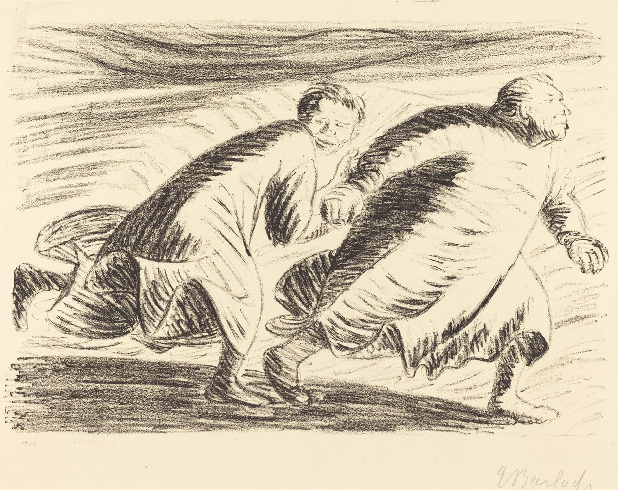 The Fugitives, 19161917. tekijältä Ernst Barlach