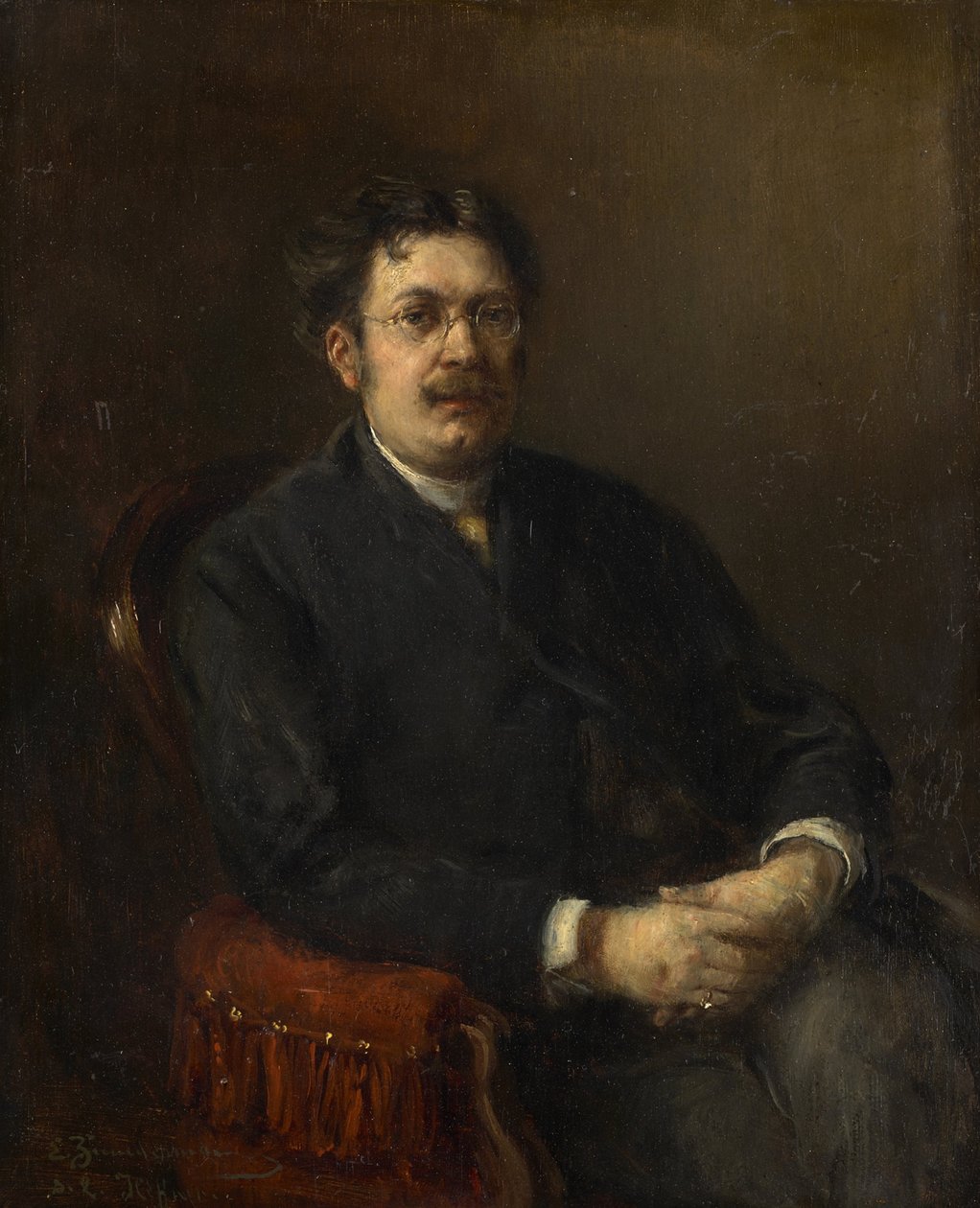 Taidemaalari Karl Heffner tekijältä Ernst Karl Georg Zimmermann