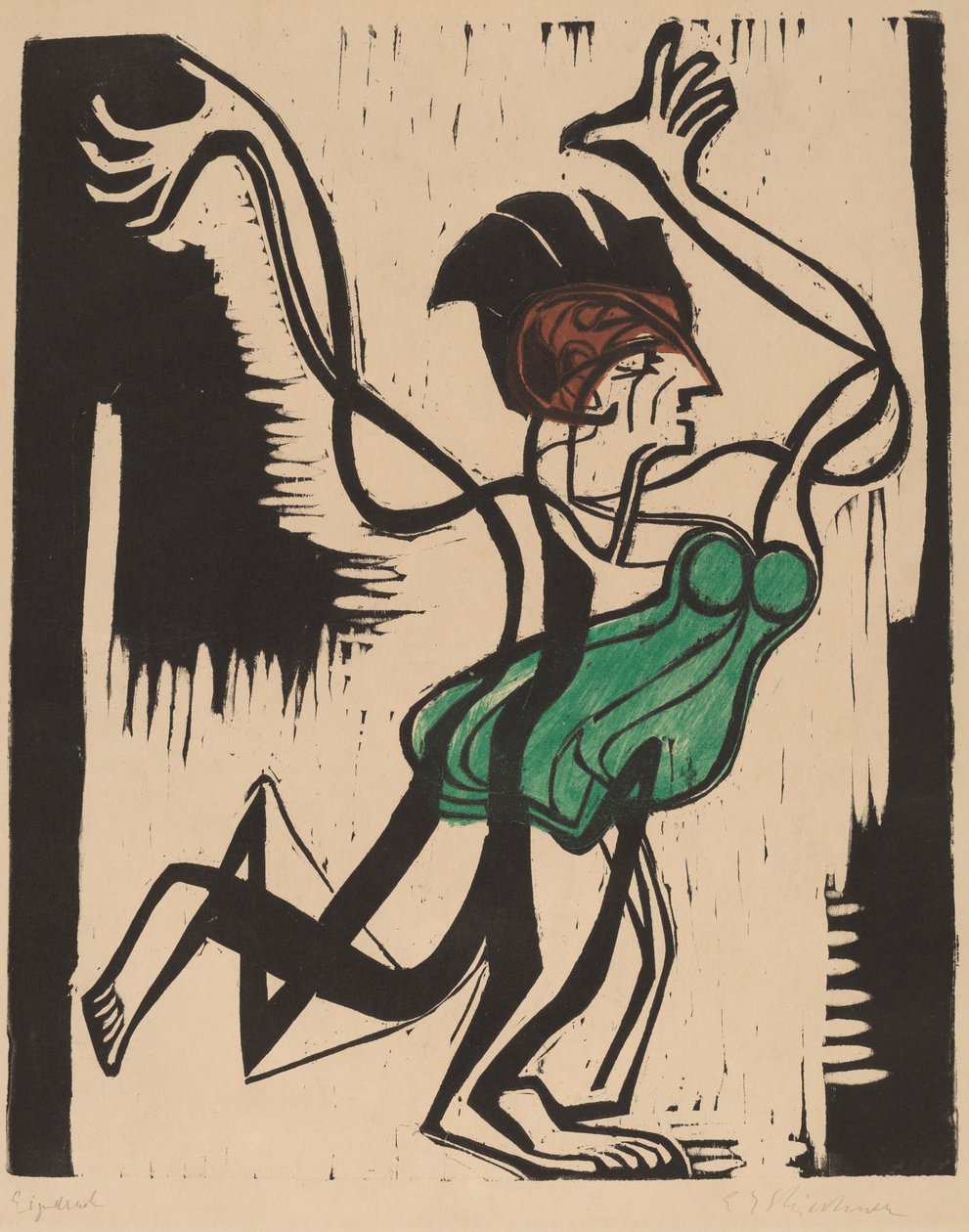 Palucca, 1930. tekijältä Ernst Ludwig Kirchner