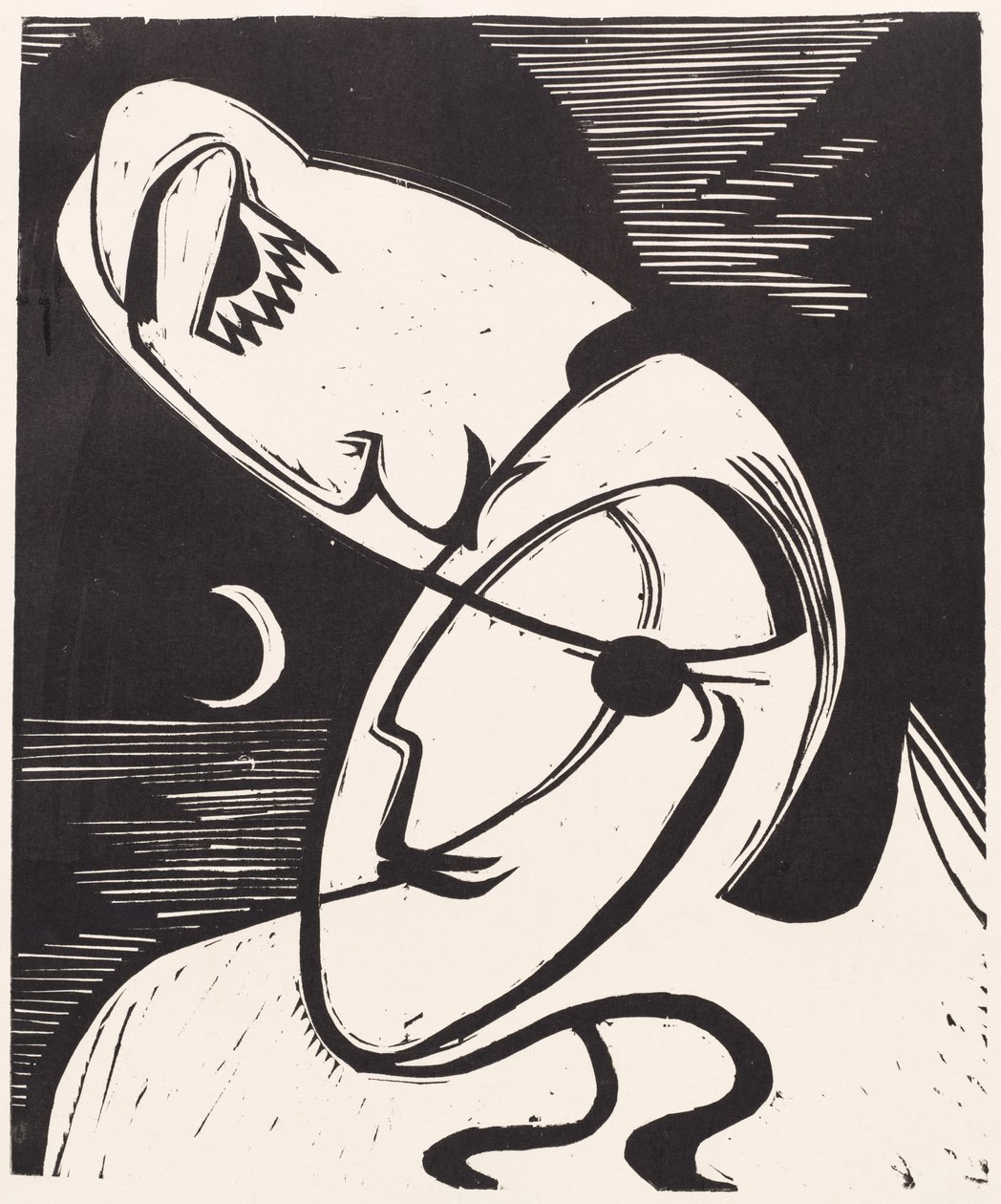 Suudelma, 1930. tekijältä Ernst Ludwig Kirchner