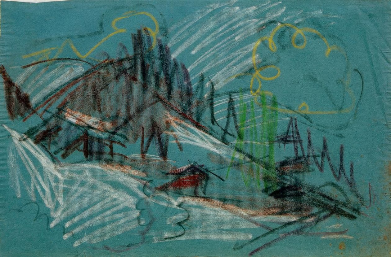 Alp im Mondlichtissa tekijältä Ernst Ludwig Kirchner