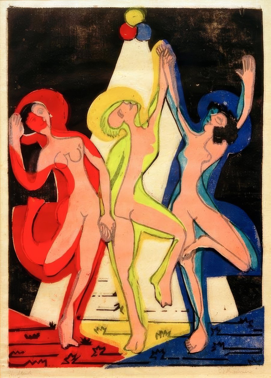 Väritanssi tekijältä Ernst Ludwig Kirchner