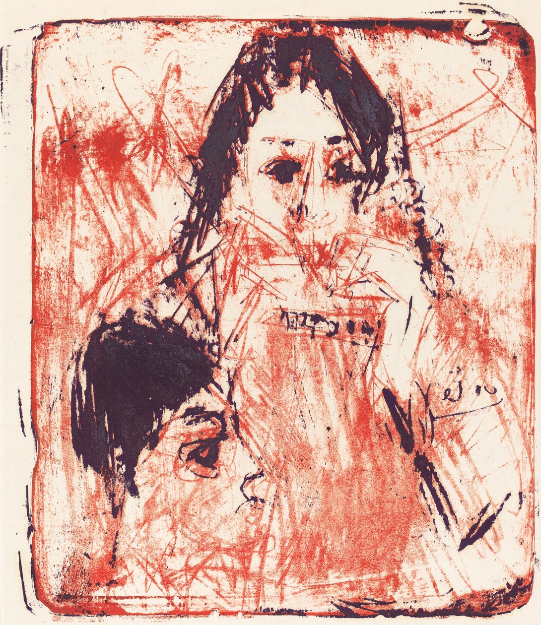 Harmonikan soitin tekijältä Ernst Ludwig Kirchner