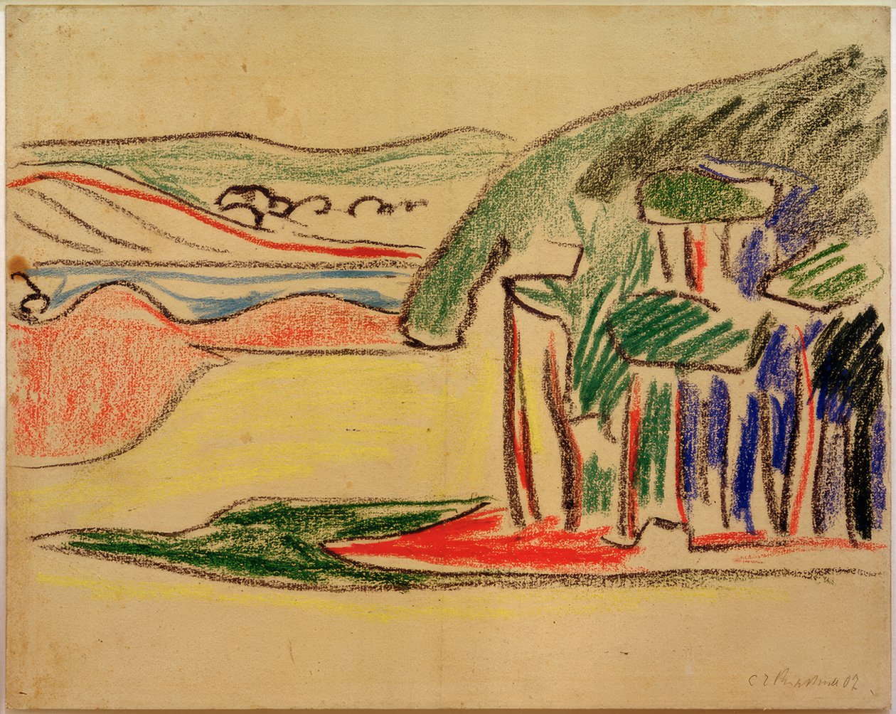 Nimetön (Moritzburger Teiche) tekijältä Ernst Ludwig Kirchner