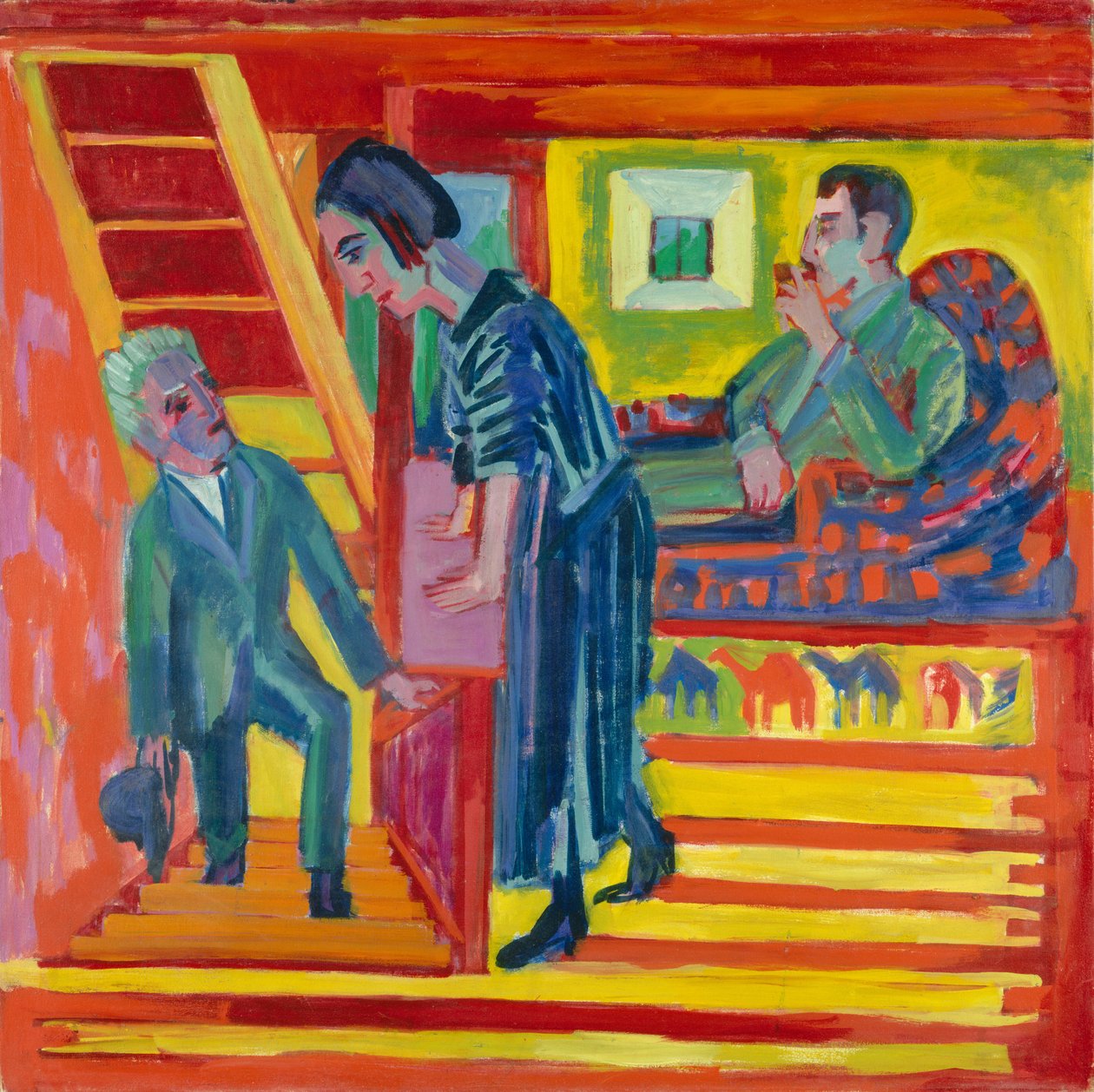 Vierailu - pari ja tulokas tekijältä Ernst Ludwig Kirchner