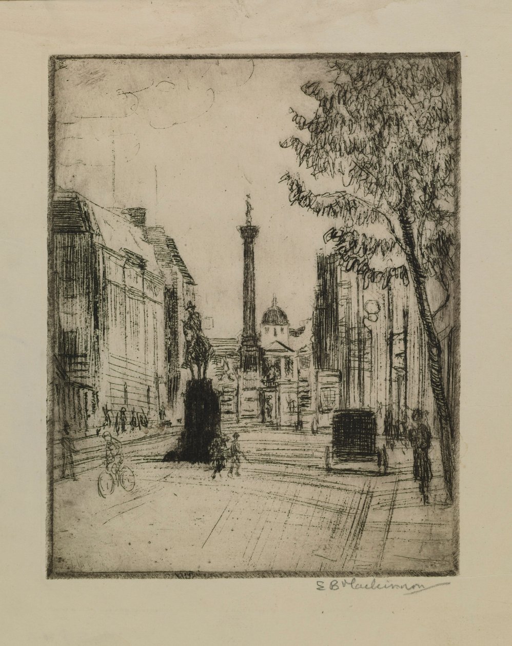 Näkymä Trafalgar Squareen tekijältä Esther Blaikie MacKinnon