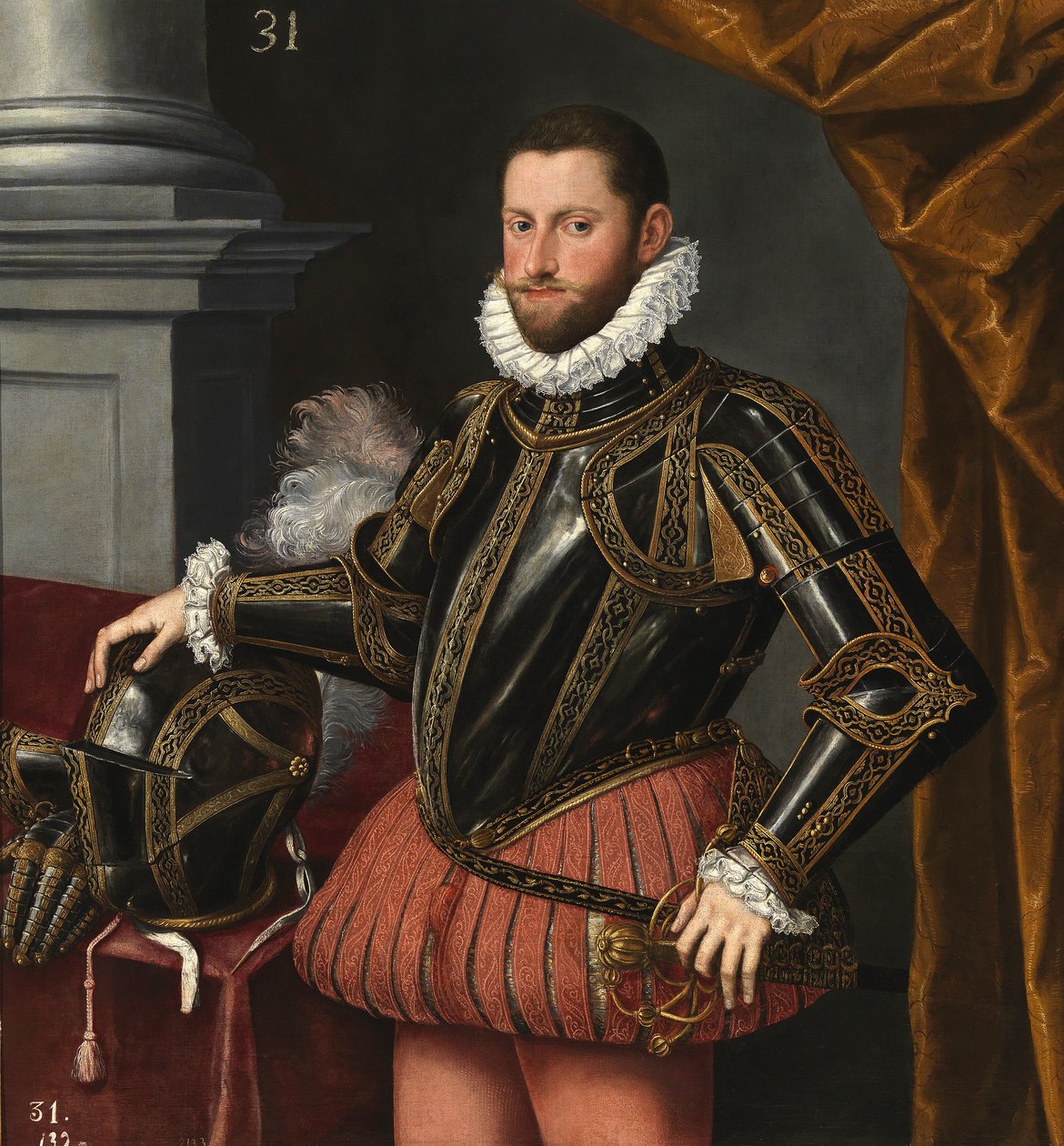 El Archiduque Diego Ernesto de Austria tekijältä Estilo de Alonso Sánchez Coello