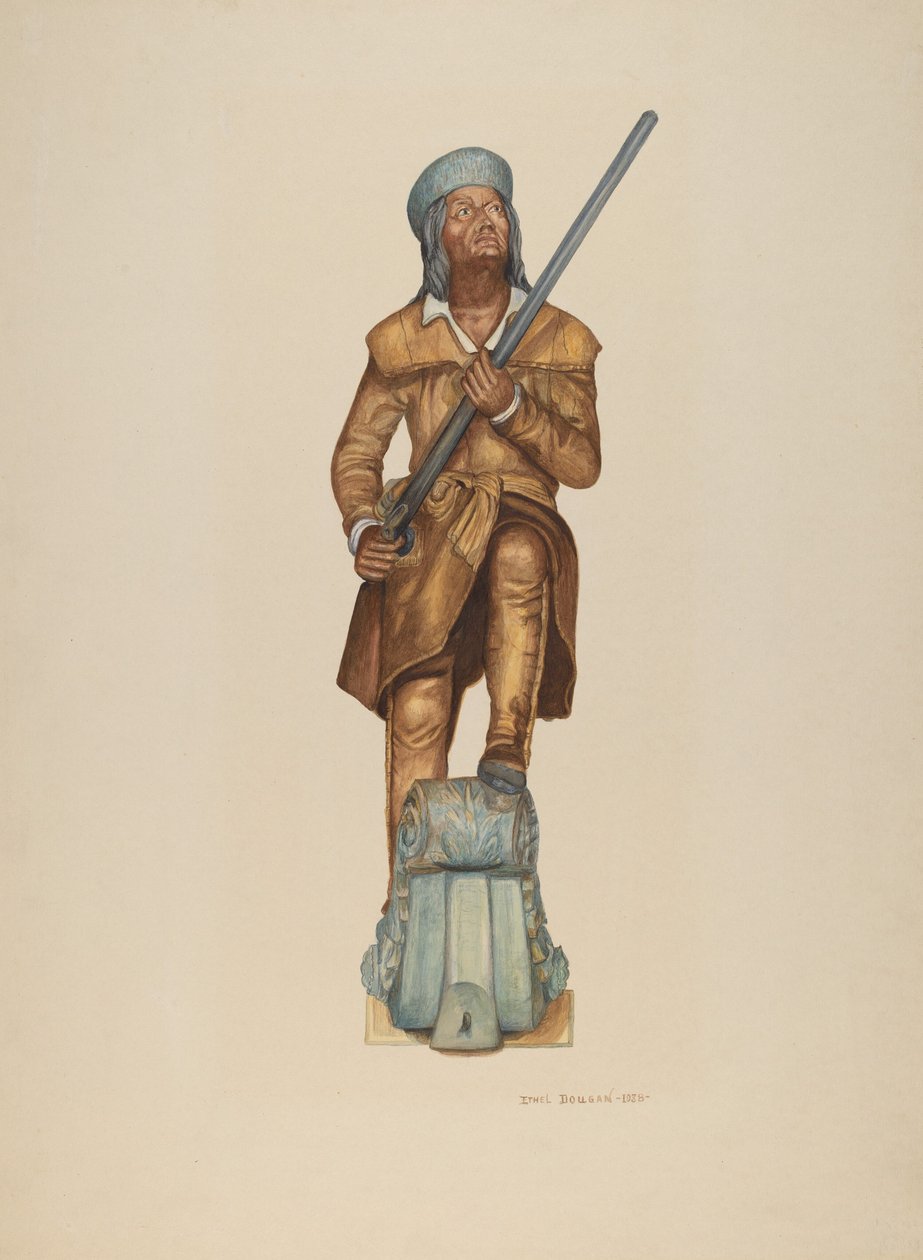 Päähahmo: Davy Crockett, 1938. tekijältä Ethel Dougan