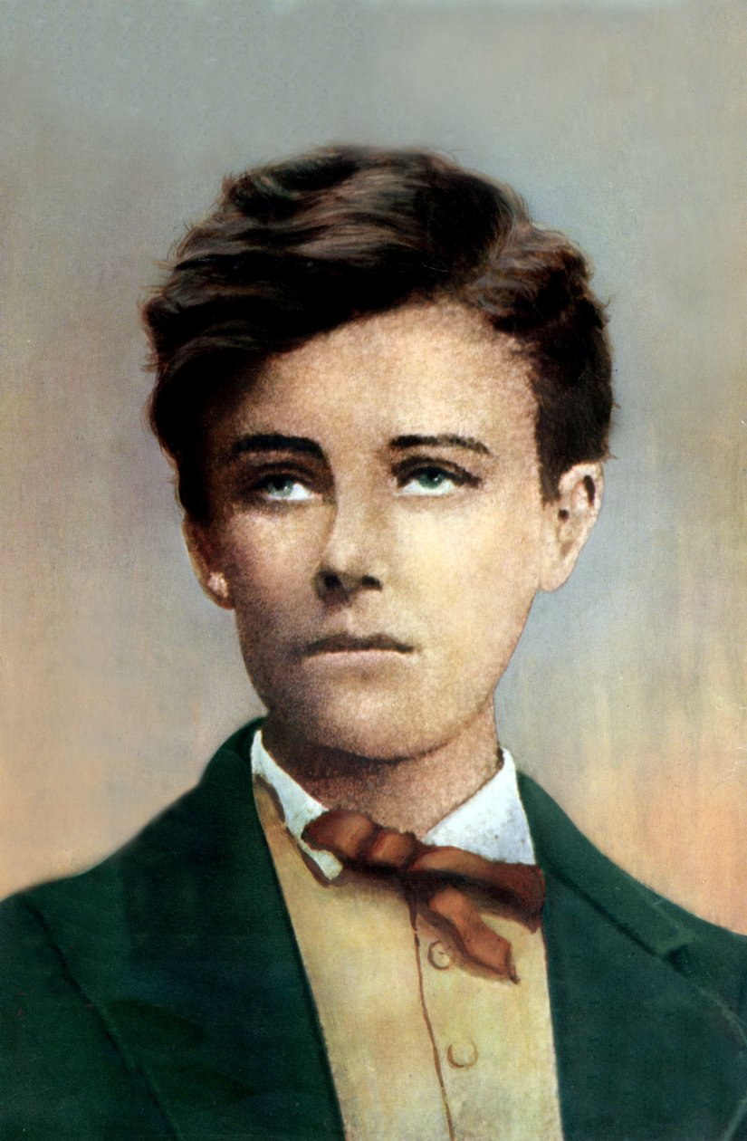 Arthur Rimbaud (1854-1891), ranskalainen runoilija tekijältä Etienne Carjat