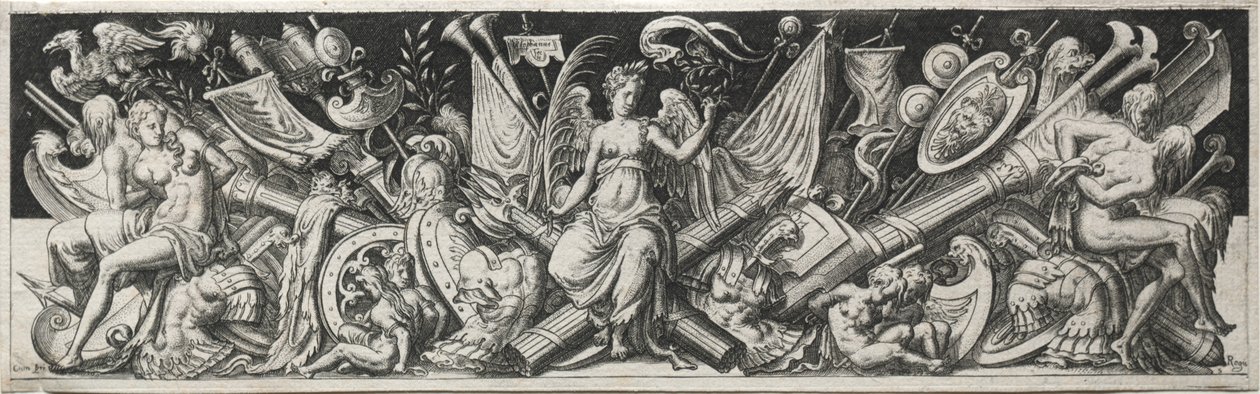 Taistelut ja voitot, luultavasti 1560-luku. tekijältä Etienne Delaune