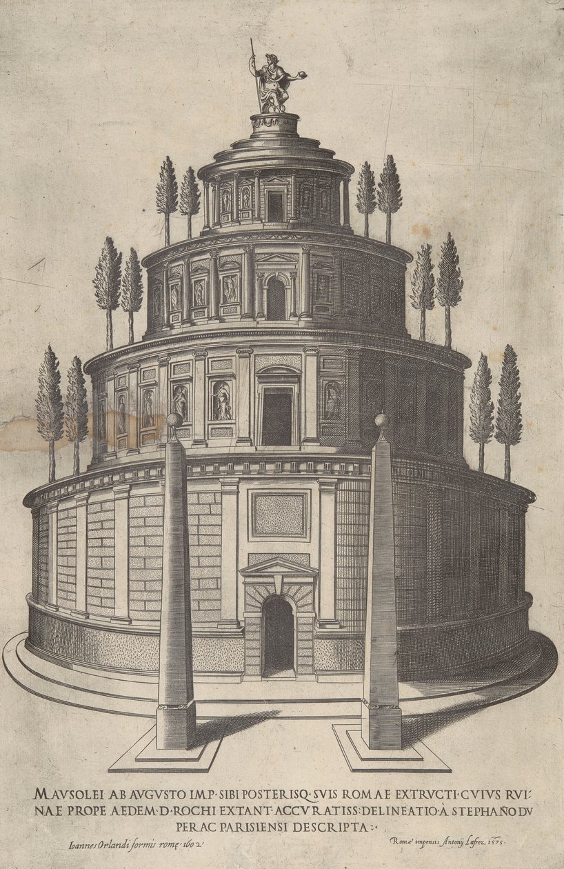 Mausoleumit Ab Augusto Imp tekijältä Etienne Duperac