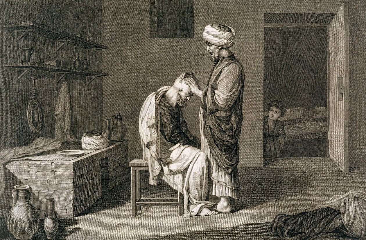"Parturi", 1822 tekijältä Etienne Frederic Lignon