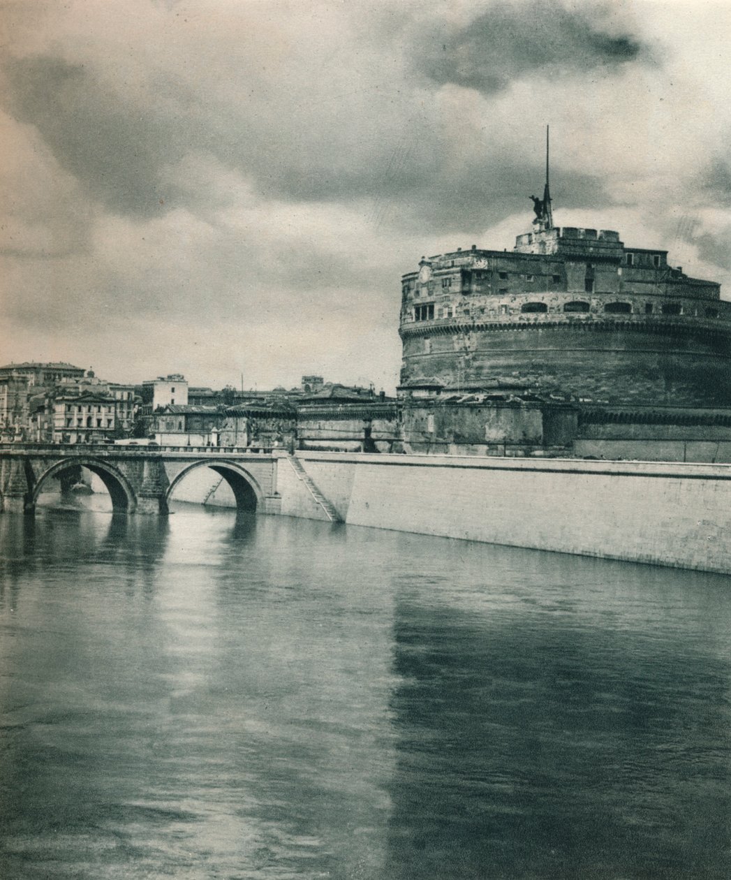 Castel Sant Angelo, Rooma, Italia, 1927 tekijältä Eugen Poppel