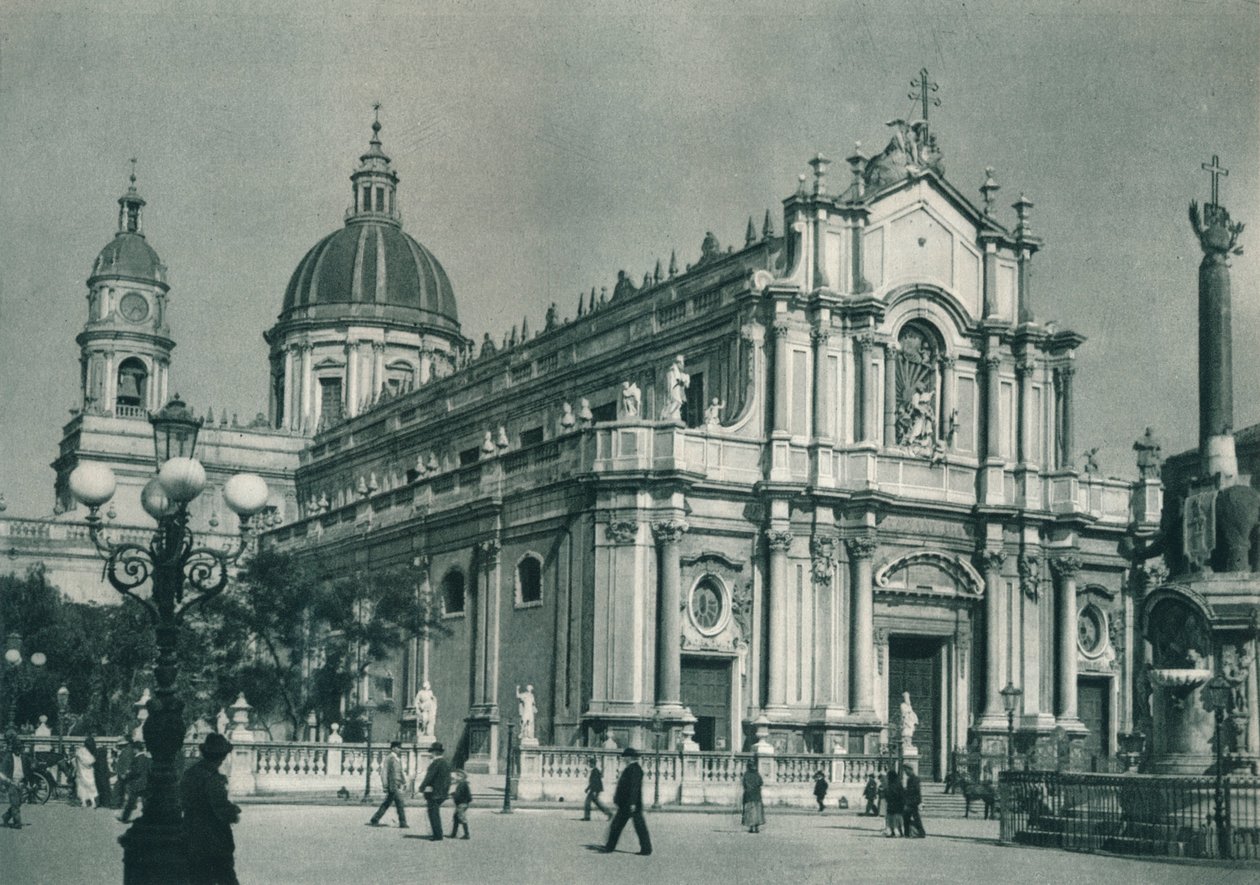 Catanian katedraali, Sisilia, Italia, 1927 tekijältä Eugen Poppel