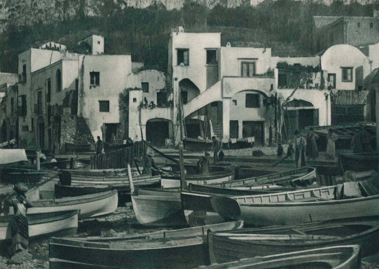 Marina Grande, Capri, Italia, 1927 tekijältä Eugen Poppel