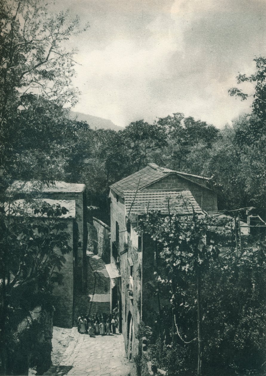 Kapea katu, Capri, Italia, 1927 tekijältä Eugen Poppel