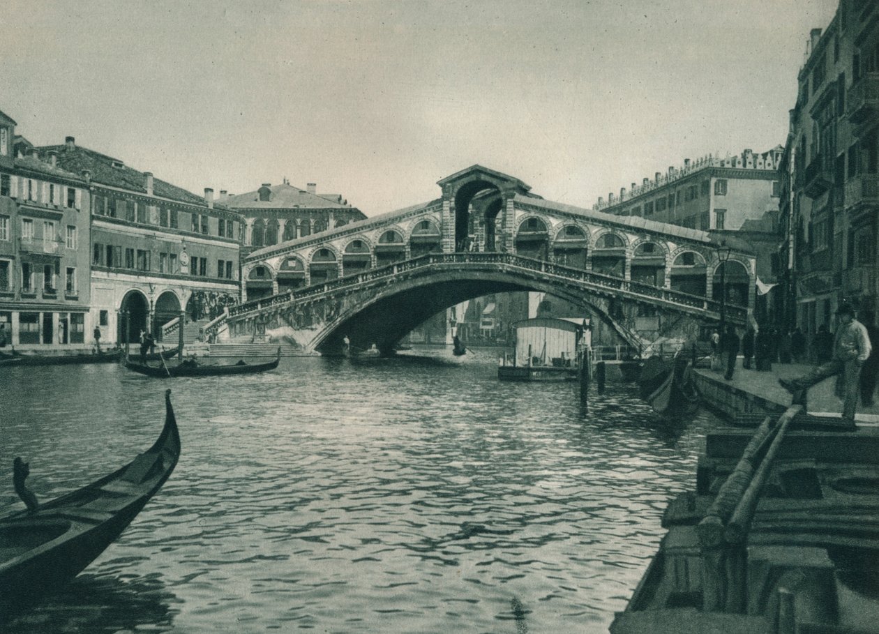 Rialton silta, Venetsia, Italia, 1927 tekijältä Eugen Poppel