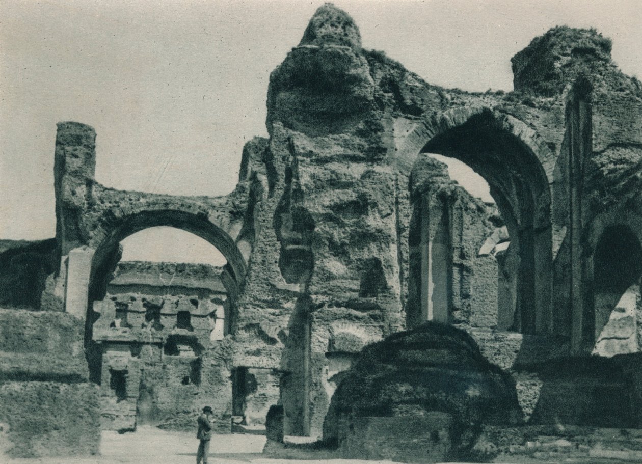 Caracallan kylpylä, Rooma, Italia, 1927 tekijältä Eugen Poppel