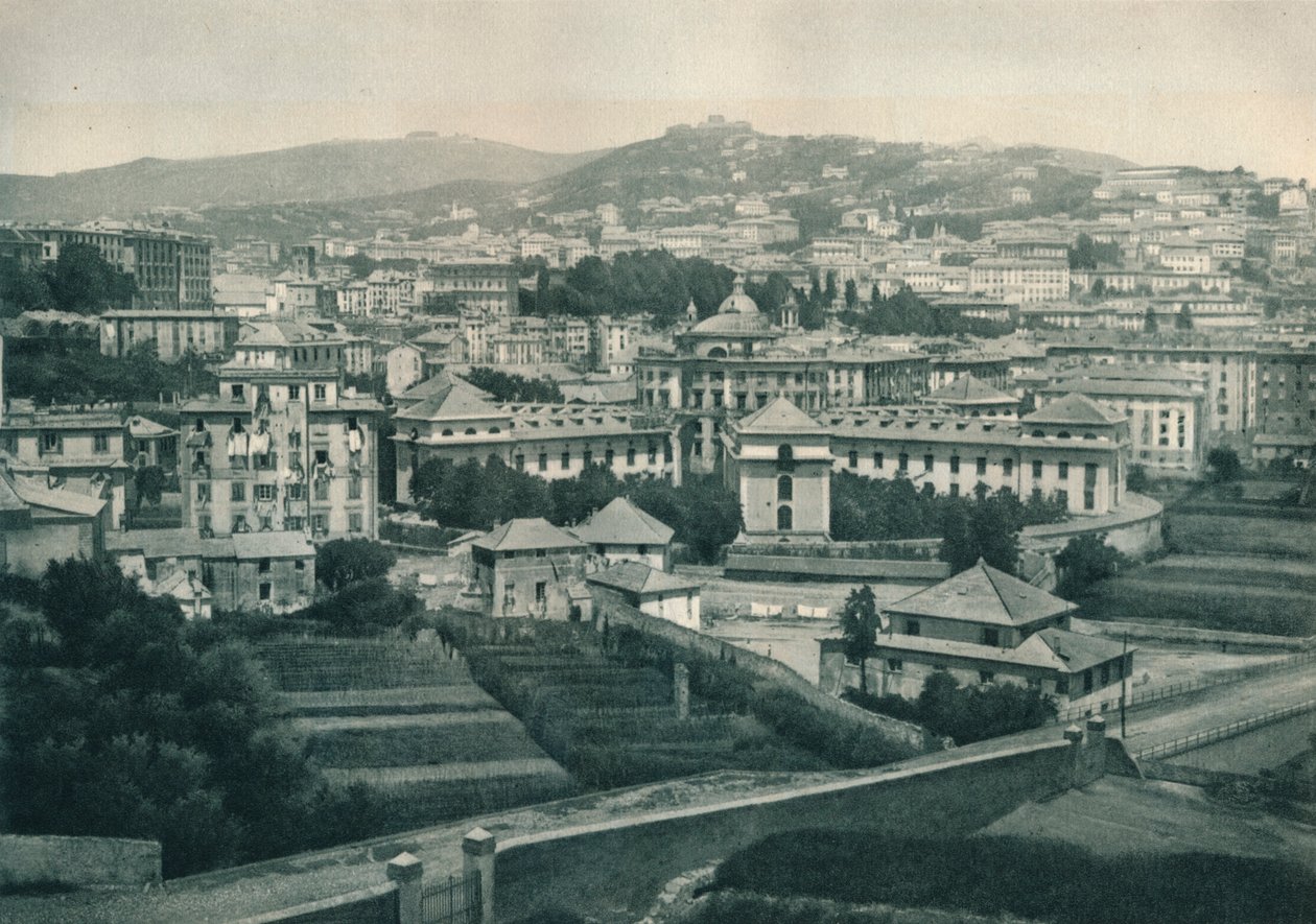 Näkymä Genovasta, Italiasta, 1927 tekijältä Eugen Poppel