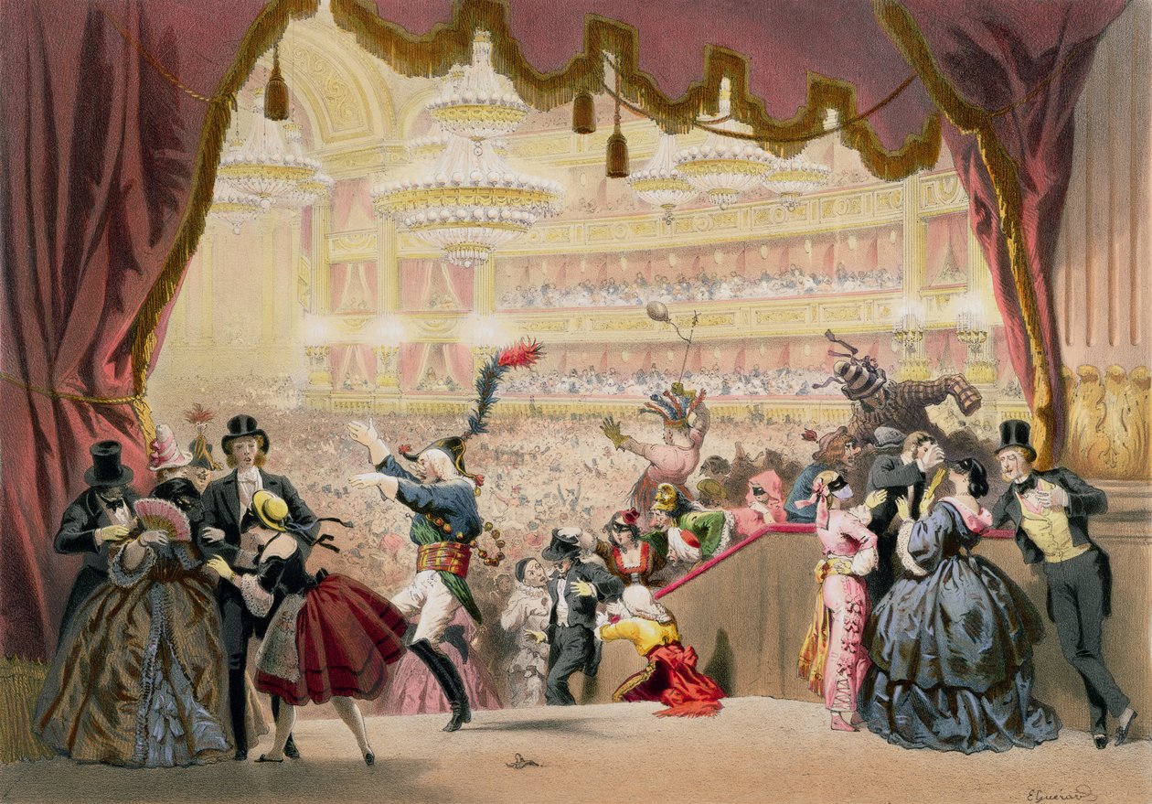 Ball oopperassa tekijältä Eugene Charles Francois Guerard