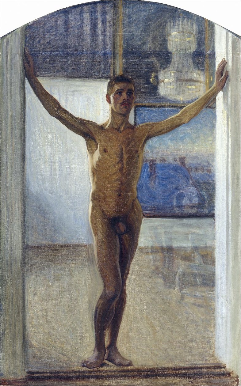 Alaston nuori mies tekijältä Eugène Jansson