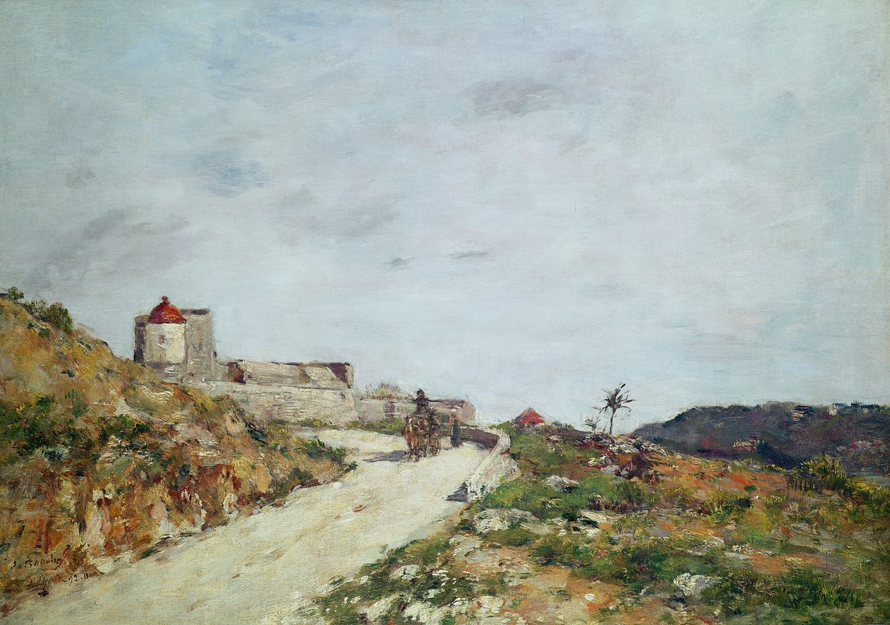 Tie Citadeliin Villefranchessa, 1892 tekijältä Eugene Louis Boudin