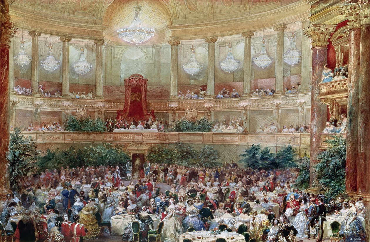 Illallinen Salle des Spectaclesissa Versailles