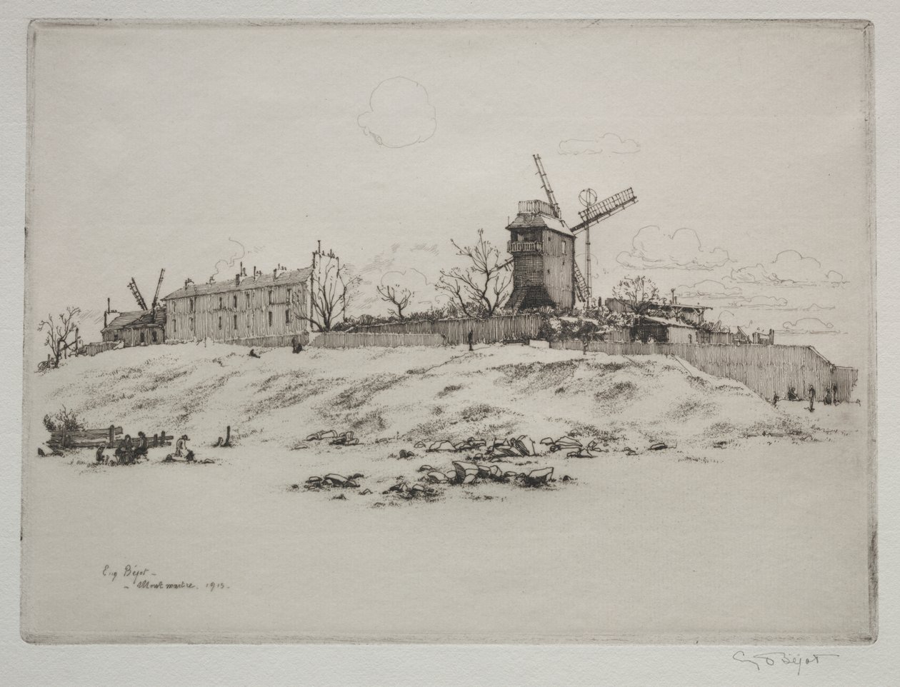 Moulin de la Galette, Montmartre tekijältä Eugene Bejot