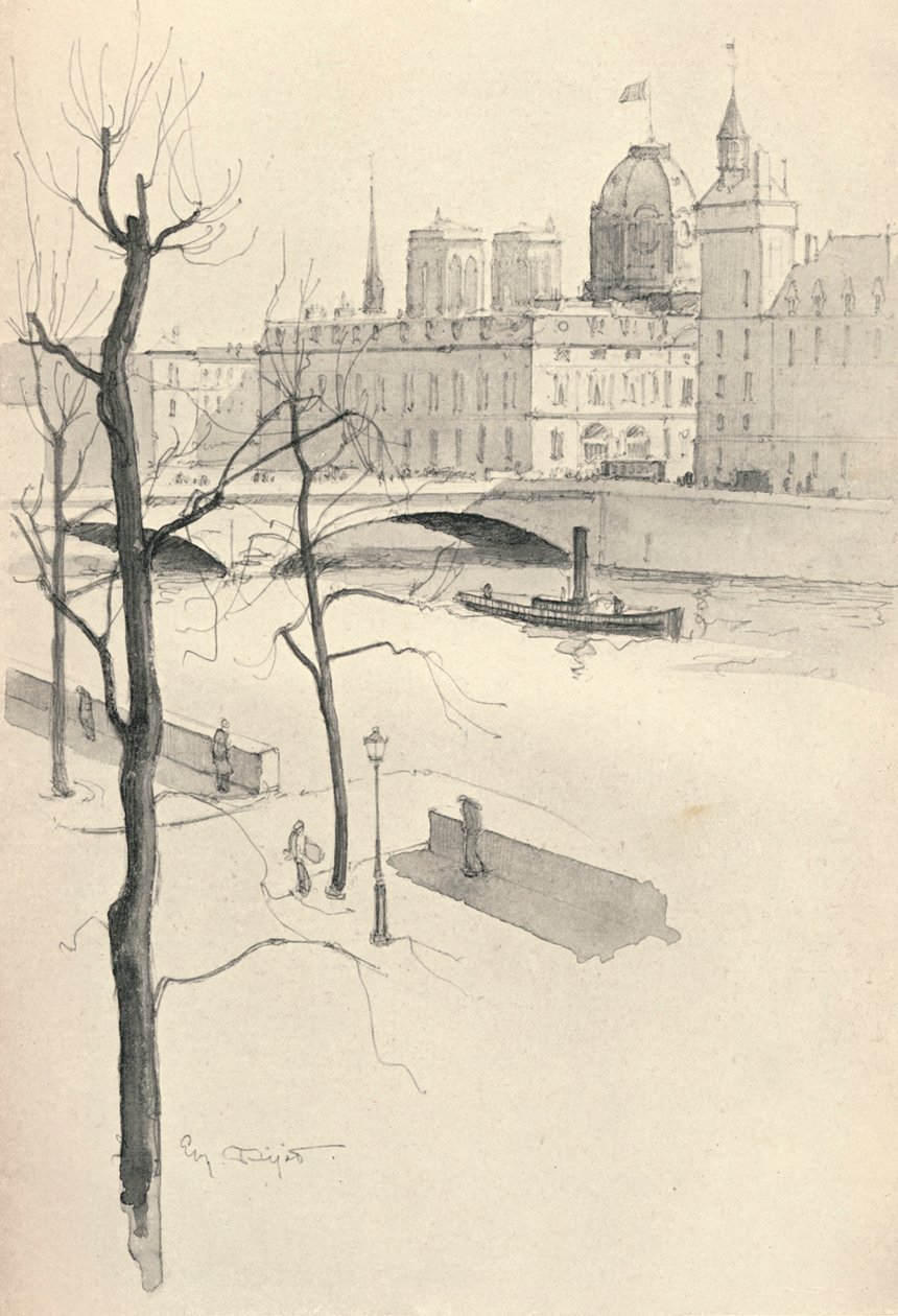 Pont au Change, 1915 tekijältä Eugene Bejot