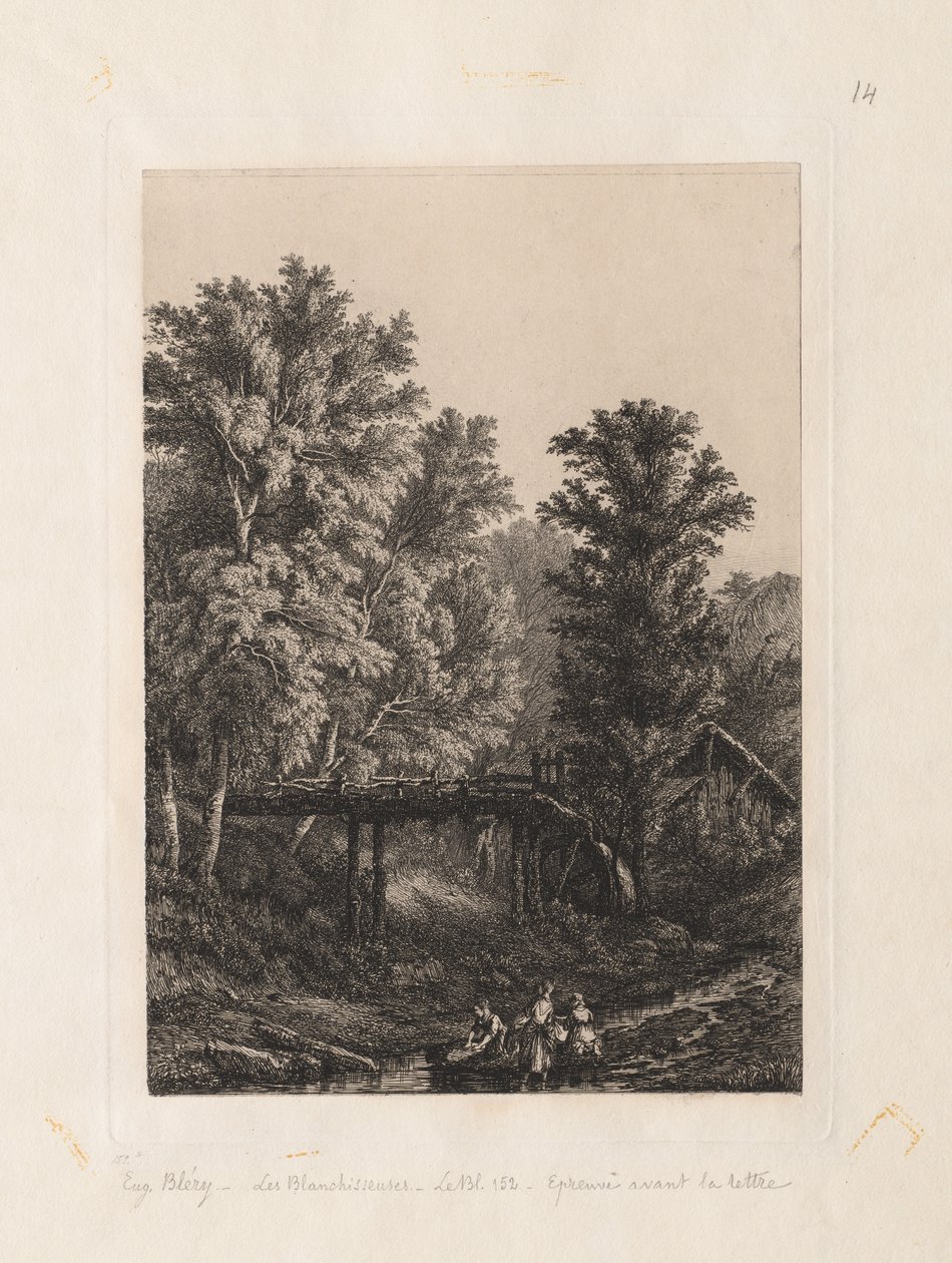 Pesumiehet, 1838. tekijältä Eugene Bléry