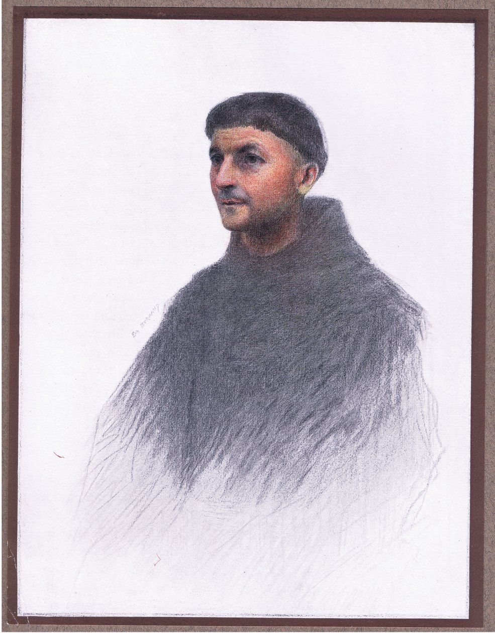 Munkki, 1919 tekijältä Eugene Burnand