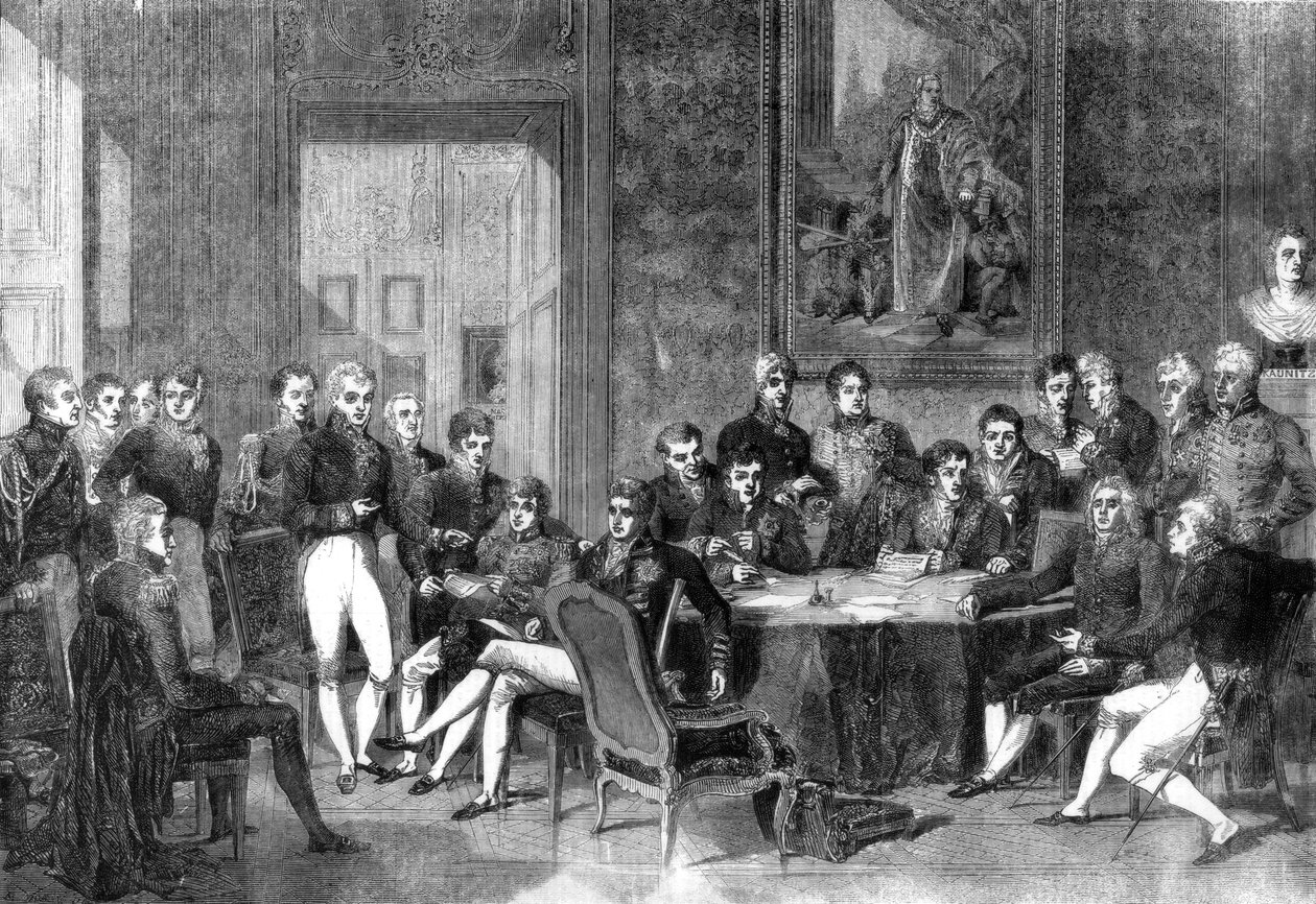 Wienin kongressi, 1856. tekijältä Eugene Isabey