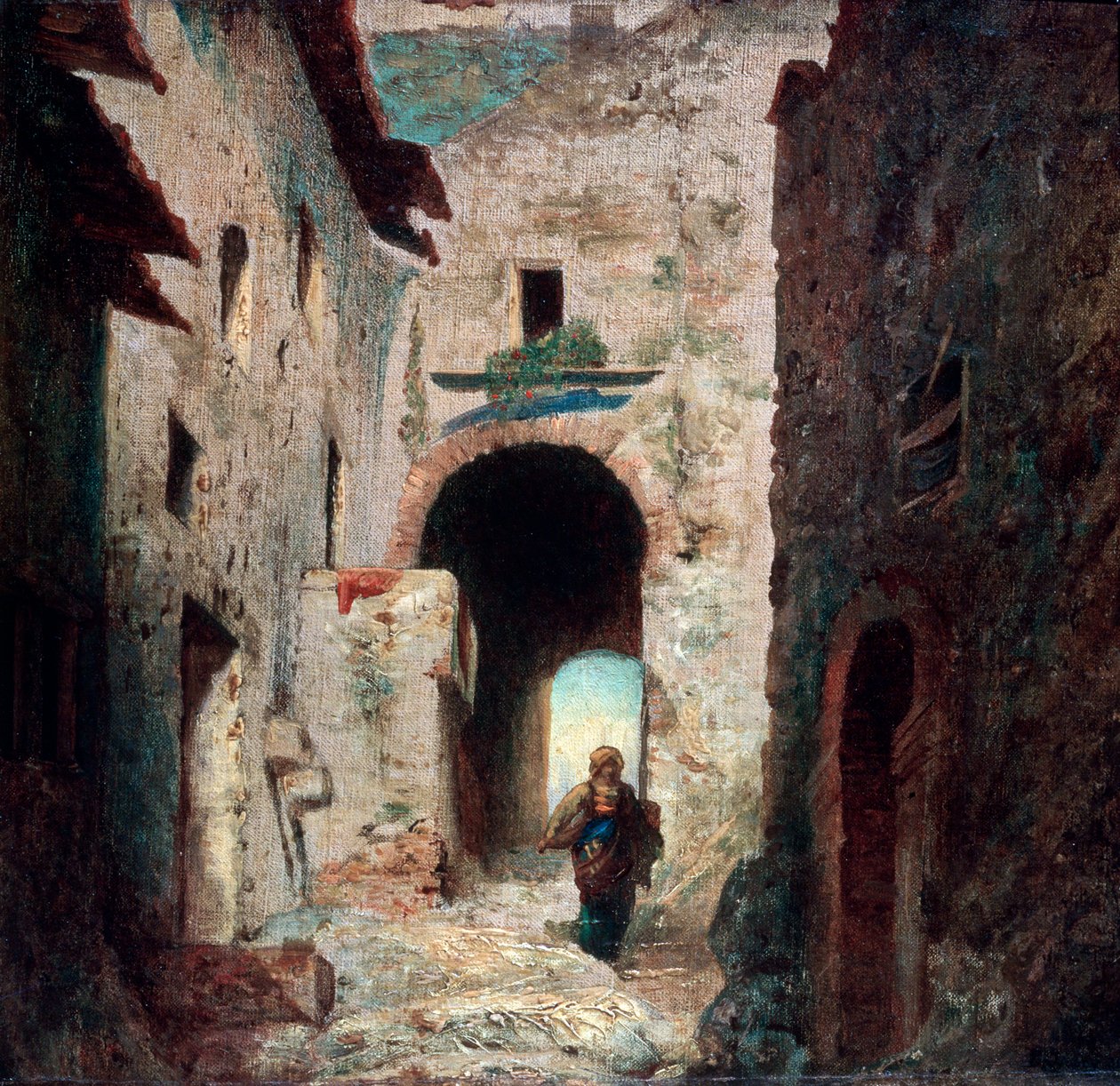 Maurien portti, 1835. tekijältä Eugene Isabey