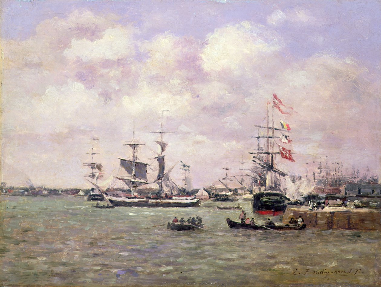 Antwerpen tekijältä Eugene Louis Boudin