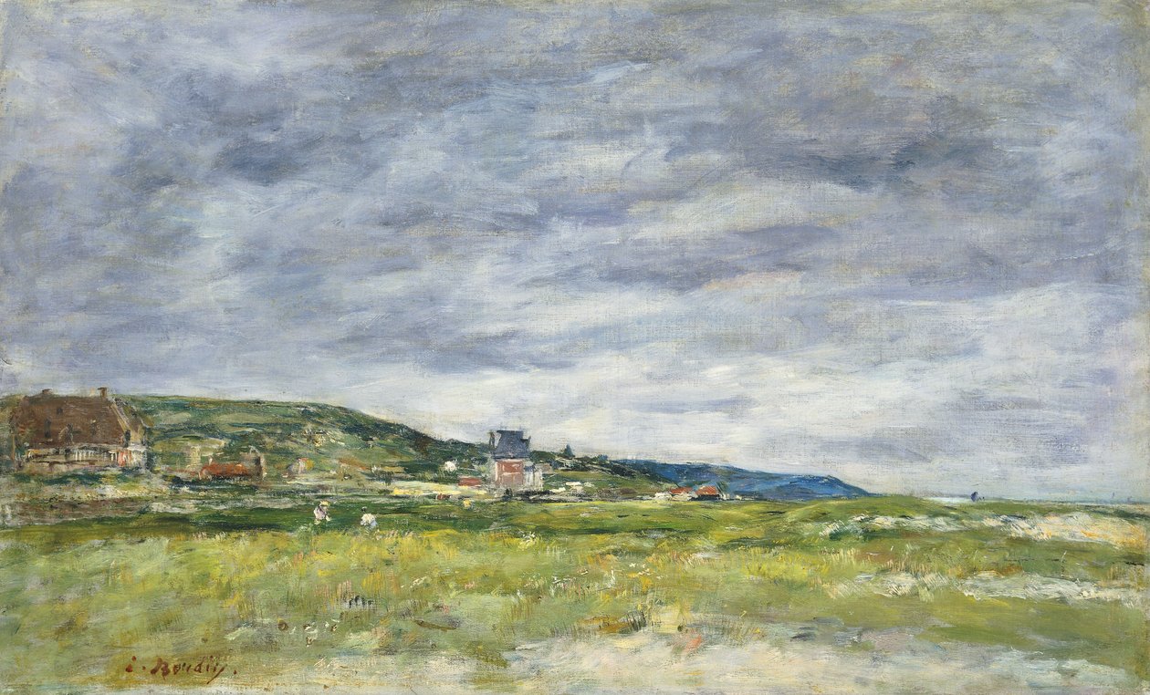 Deauville, Dyynit, tekijältä Eugene Louis Boudin