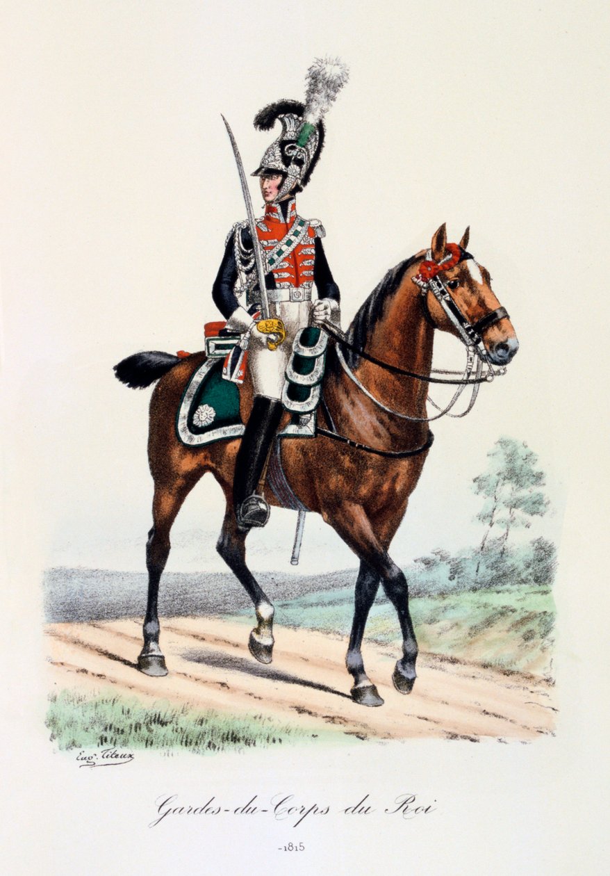 Kuninkaan henkivartijat, 1815 tekijältä Eugene Titeux