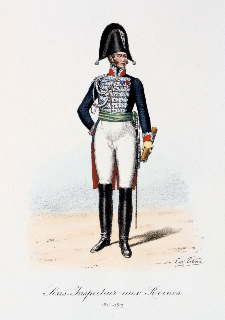 Tarkastusten alitarkastaja, 1814-17 tekijältä Eugene Titeux