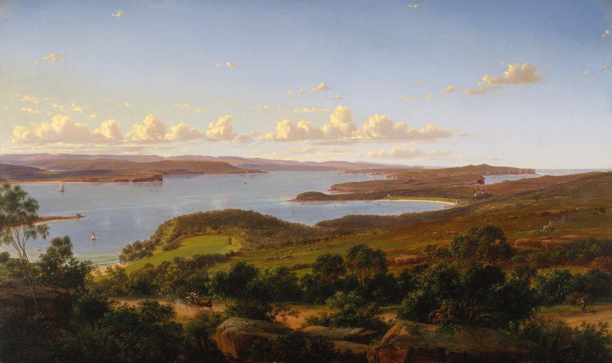 Sydney Heads tekijältä Eugene von Guérard
