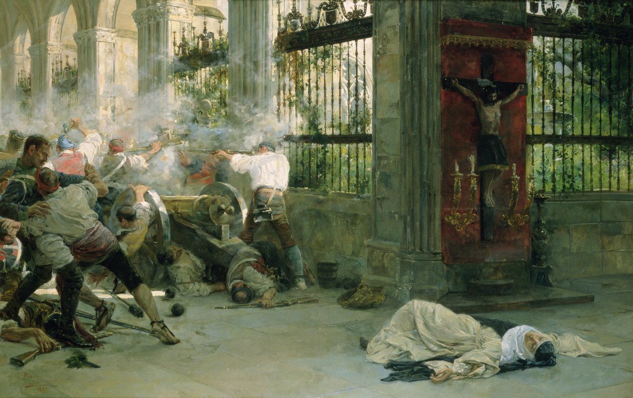 Jakso vapaussodasta, 1892 tekijältä Eugenio Alvarez Dumont
