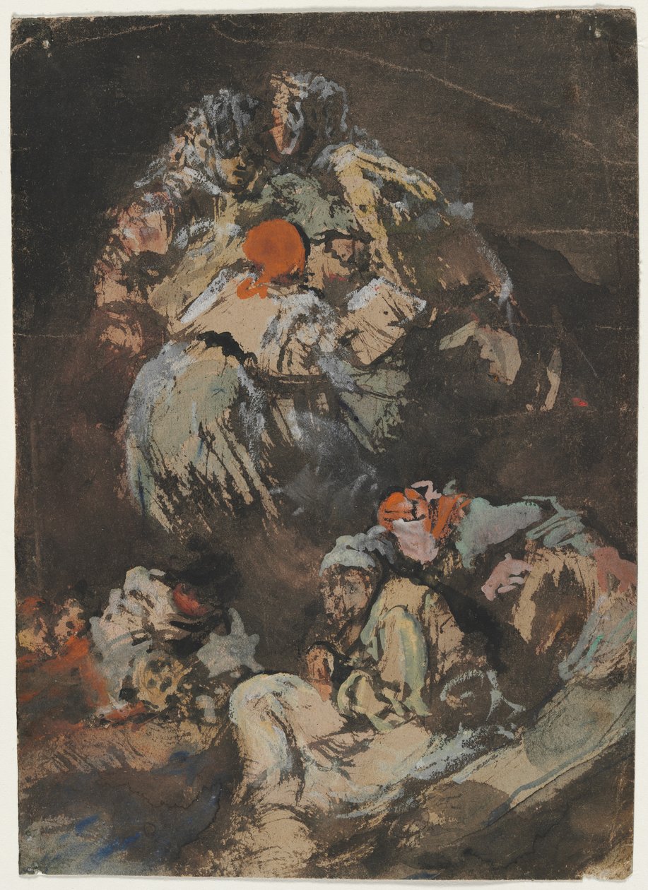 Figuurit, 1850-1860. tekijältä Eugenio Lucas Velázquez