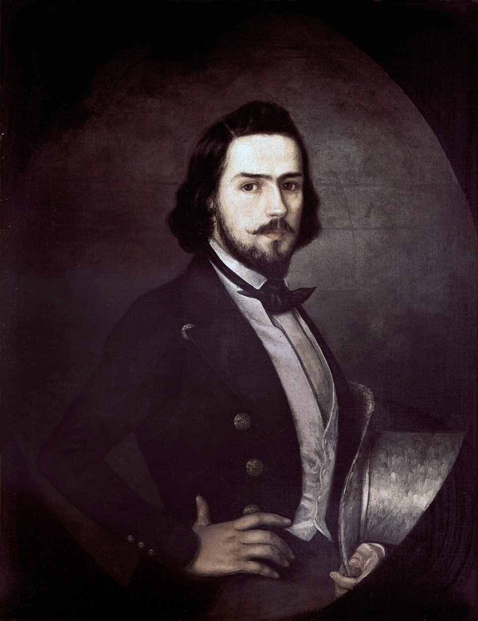 Salaatti, maalaus Eugene Lucas Velazquez tekijältä Eugenio Lucas Velázquez