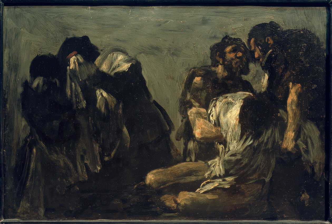 Rachel ja veljet Jakobs tekijältä Eugenio Lucas Velázquez