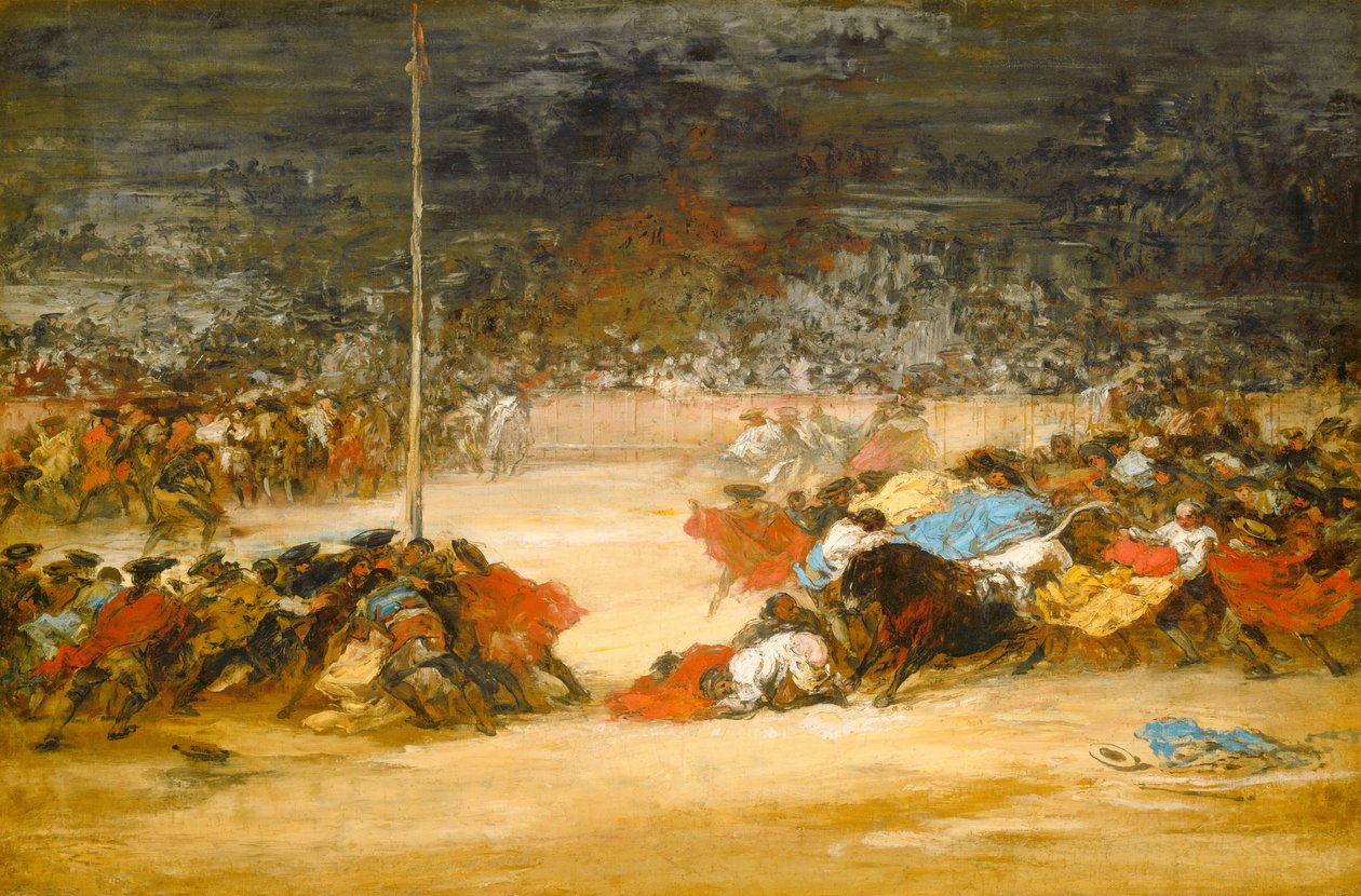 Härkätaistelu tekijältä Eugenio Lucas Villamil