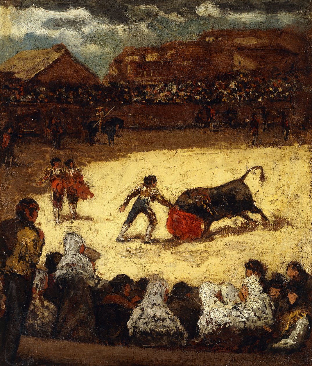 Härkätaistelu, tekijältä Eugenio Lucas y Padilla
