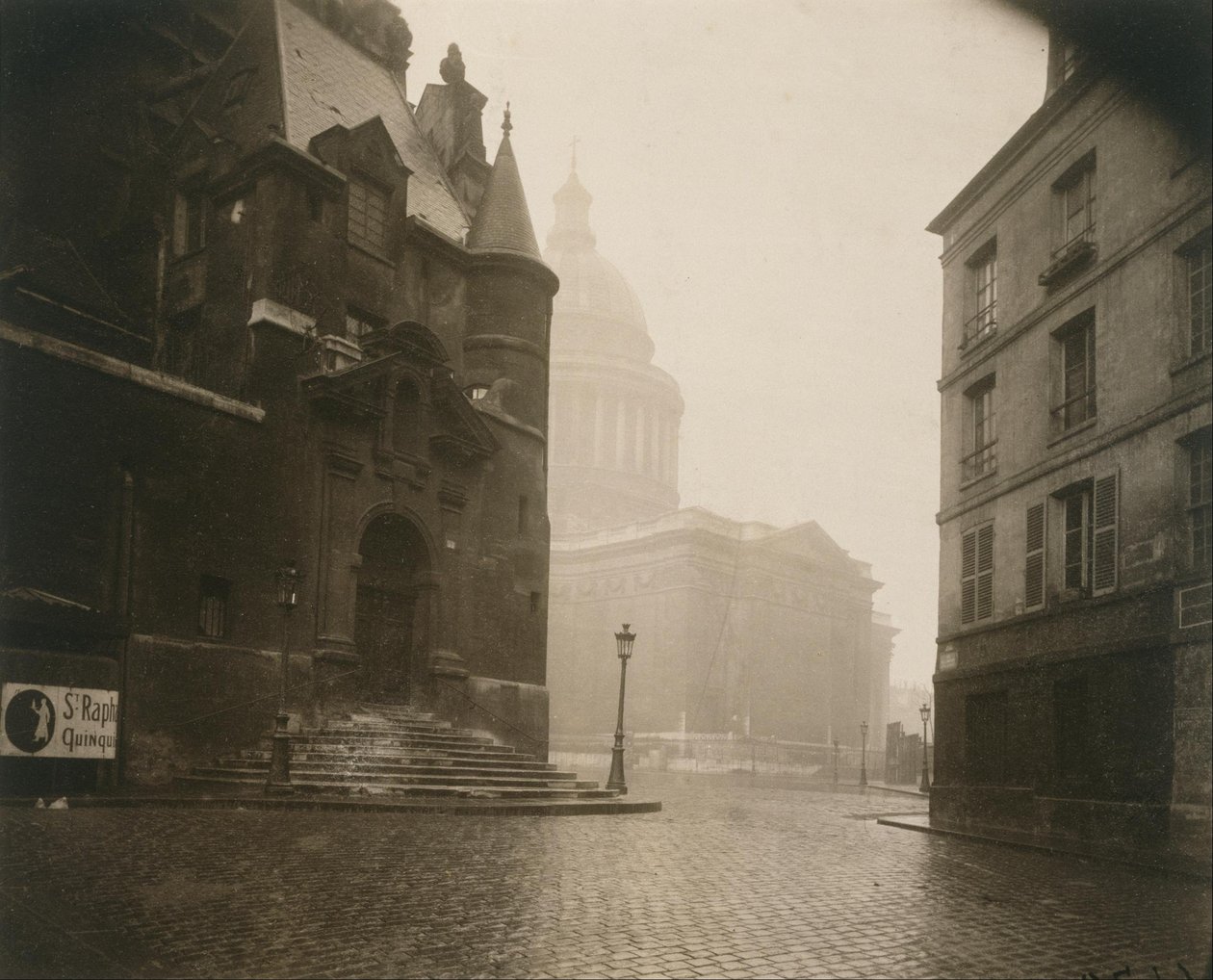 Rue de la Montagne Ste. Genevieve tekijältä Eugène Atget