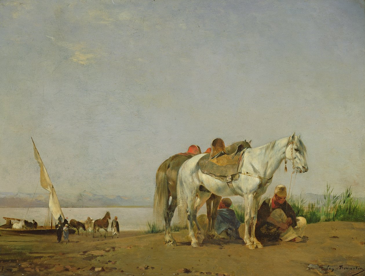 Niilin rannalla, 1871 tekijältä Eugène Fromentin