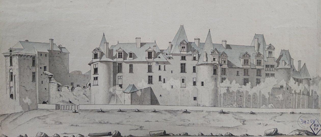 Eugène Viollet-le-Ducin Châteaubriantin linna tekijältä Eugène Viollet le Duc