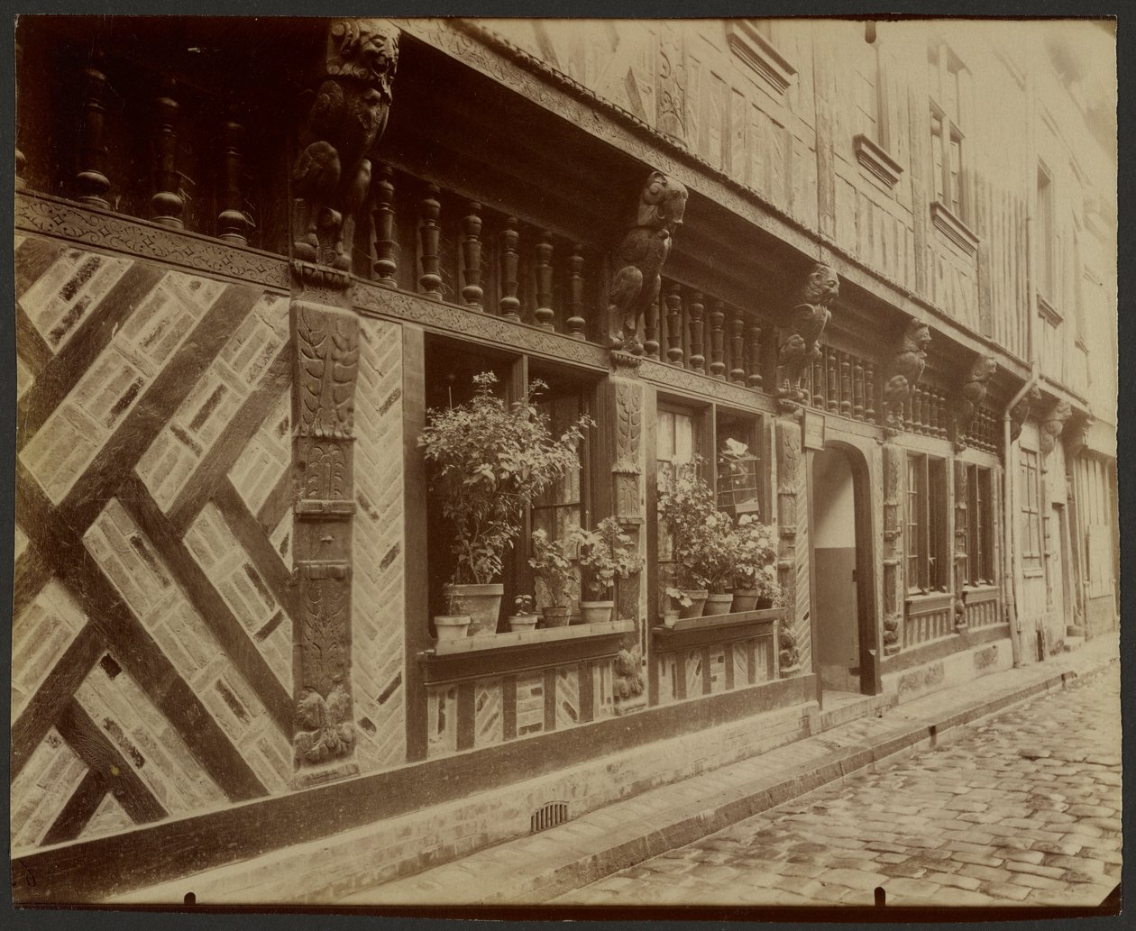 Talo 25 Rue Saint-Laurent, Beauvais tekijältä Eugène Atget