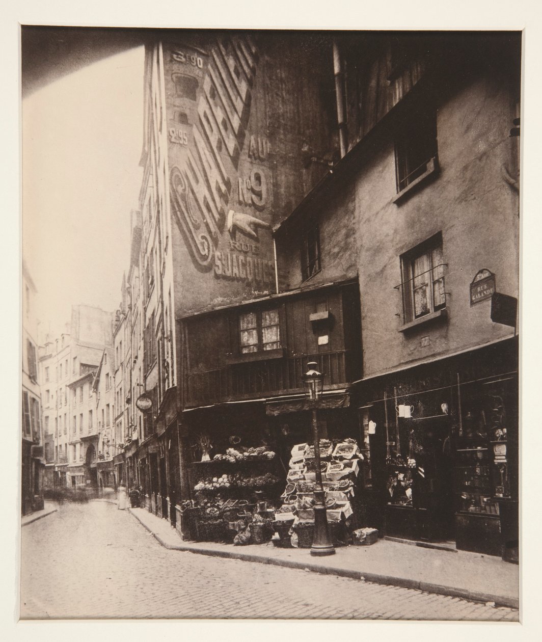 Rue Galande, Pariisi tekijältä Eugène Atget